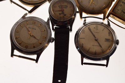 Lot 142 - Assorted gentleman's wristwatches