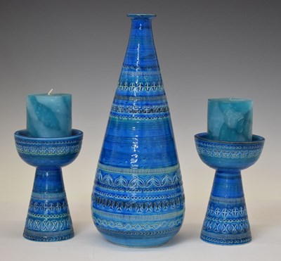 Lot 688 - Aldo Londi for Bitossi - Rimini blu conical shaped vase