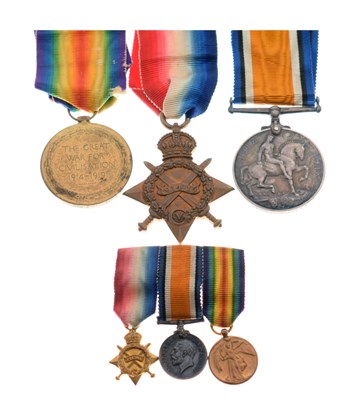 Lot 422 - British First World War medal trio to 2nd Lieutenant J.S. Fowler