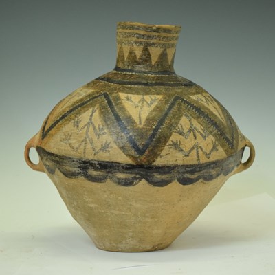 Lot 609 - Chinese pottery vessel, possibly Neolithic period