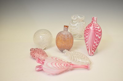 Lot 493 - Quantity of Nailsea and other glass