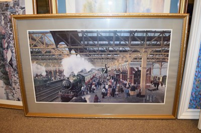 Lot 698 - Signed print 'The Straggler Returns'