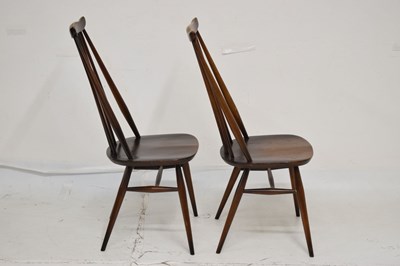 Lot 695 - Ercol - Set of six Goldsmith Windsor stick back dining chairs
