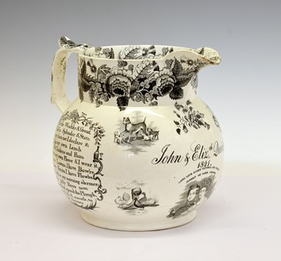 Lot 270 - Early Victorian pearlware jug