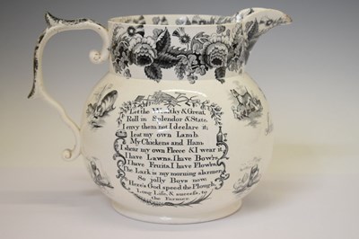 Lot 270 - Early Victorian pearlware jug