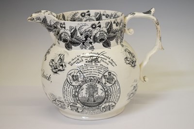 Lot 270 - Early Victorian pearlware jug