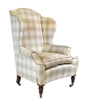 Lot 517 - Attributed to Howard & Sons - Late 19th or early 20th Century wing armchair