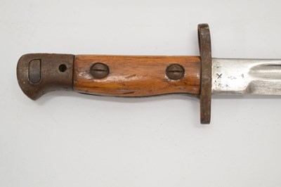 Lot 441 - British Pattern 1907 World War One rifle bayonet by Wilkinson