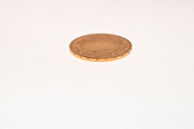 Lot 131 - Swiss 20 Franc gold coin, 1913
