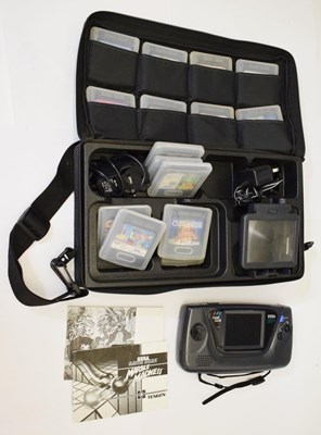 Lot 447 - Sega Game Gear portable video game system and games