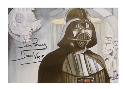 Lot 408 - Star Wars Interest - David Prowse signed limited edition print