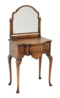 Lot 712 - Early 20th century walnut dressing table in George II taste