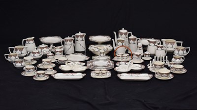 Lot 567 - Collection of approximately 70 Crown Ducal 'Orange Tree' pattern Art Deco tea wares etc