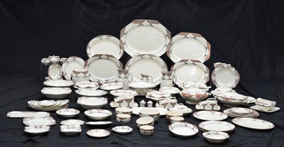 Lot 568 - Collection of approximately 85 pieces of Crown Ducal 'Orange Tree' pattern dinner and tableware