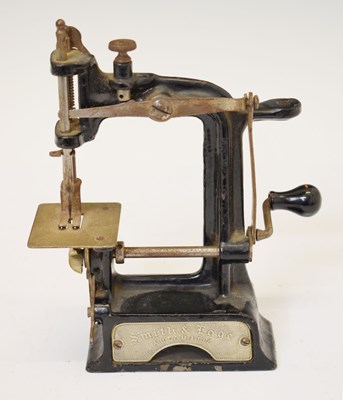 Lot 355 - Smith & Egge automatic miniature sewing machine