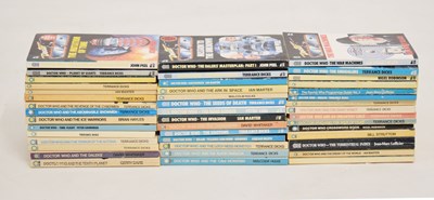 Lot 445 - Quantity of approximately one hundred and thirty Target Doctor Who paperback books