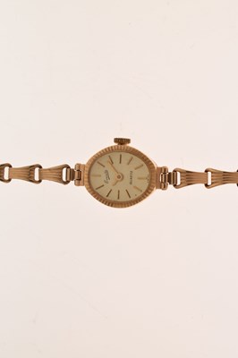Lot 193 - Everite - Lady's 9ct gold cocktail watch