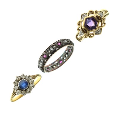 Lot 64 - Three dress rings