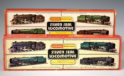 Lot 497 - Hornby - Two boxed 'Silver Seal' 00 gauge trainset locomotives