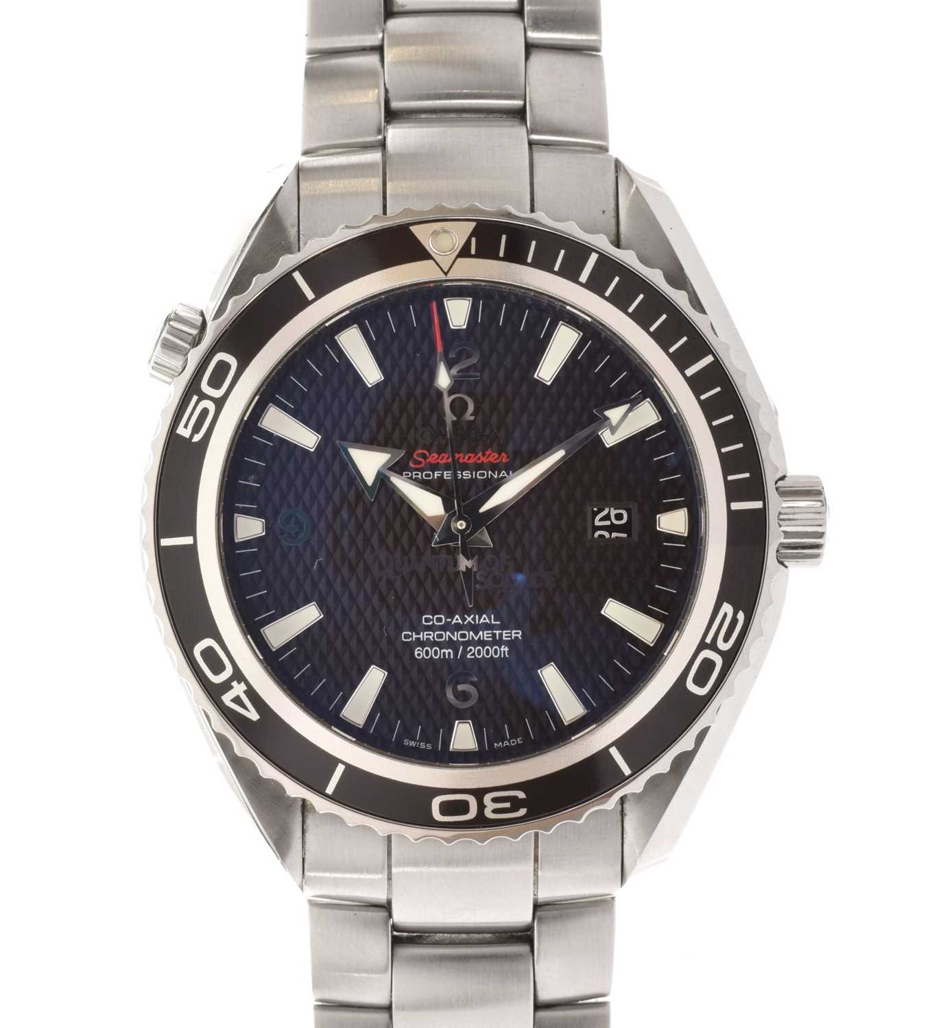 Lot 70 - Omega - Gentleman's limited edition James Bond Quantum of Solace Seamaster