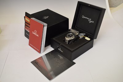 Lot 70 - Omega - Gentleman's limited edition James Bond Quantum of Solace Seamaster