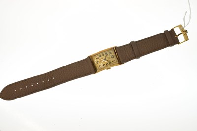 Lot 72 - Omega - Gentleman's Art Deco 14k cased wristwatch