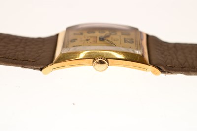 Lot 72 - Omega - Gentleman's Art Deco 14k cased wristwatch