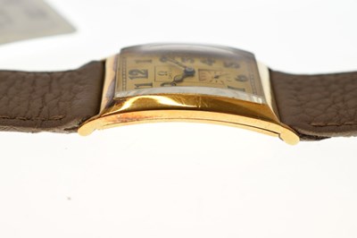 Lot 72 - Omega - Gentleman's Art Deco 14k cased wristwatch