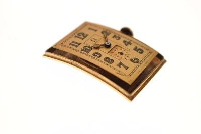 Lot 72 - Omega - Gentleman's Art Deco 14k cased wristwatch