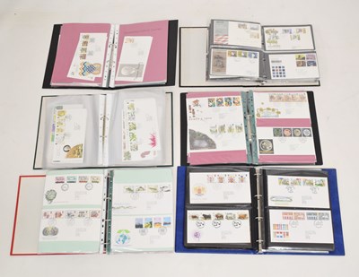 Lot 340 - Six albums of Royal Mail Queen Elizabeth II First Day Covers