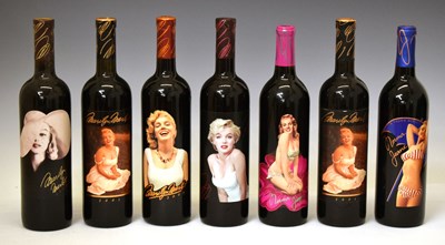 Lot 466 - Seven bottles of Nova Wine 'Marilyn Monroe' Merlot, Napa Valley, California