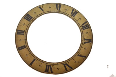 Lot 414 - Chew Valley Interest - Part late 17th century brass lantern clock, 'Cleaned By me Joseph Veale'