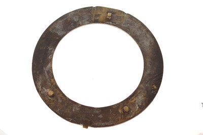 Lot 414 - Chew Valley Interest - Part late 17th century brass lantern clock, 'Cleaned By me Joseph Veale'