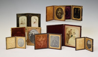 Lot 353 - Collection of seven  assorted Victorian portrait photographs