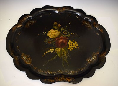 Lot 361 - 19th century papier mâché tray