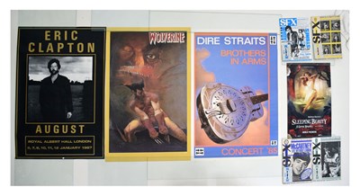 Lot 331 - Dire Straits poster etc