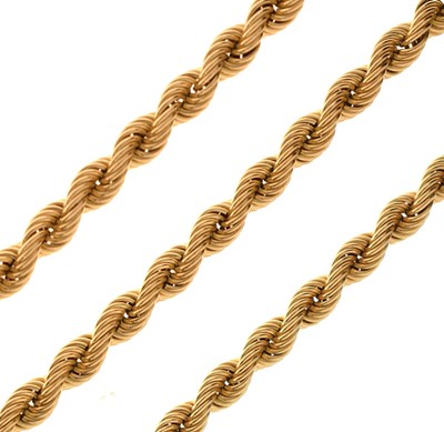 Lot 105 - Rope link necklace