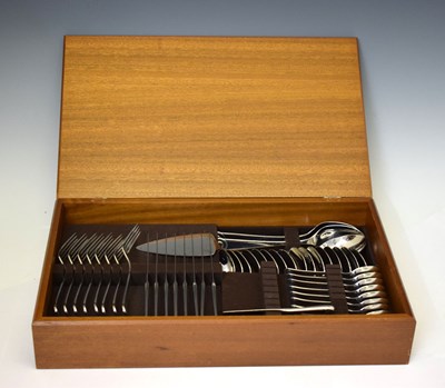 Lot 416 - Robert Welch for Old Hall - eight-person canteen of Ammonite pattern stainless steel cutlery