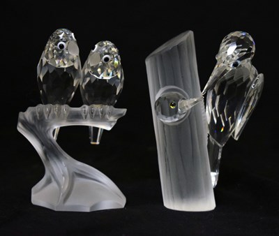 Lot 551 - Swarovski Crystal Collector's Society Annual Edition 'Togetherness' 1987 and 'Sharing' 1988