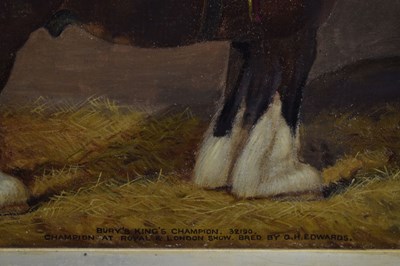 Lot 392 - William Albert Clark (British, 1880-1963) - 'Bury's King's Champion 32190'