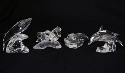 Lot 552 - Four Swarovski Crystal Annual Editions 1989, 1990, 1991, and 1992