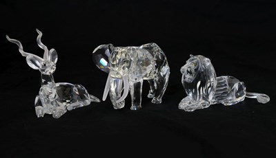 Lot 553 - Three Swarovski Crystal Collector's Society 'Inspiration Africa' Annual Editions