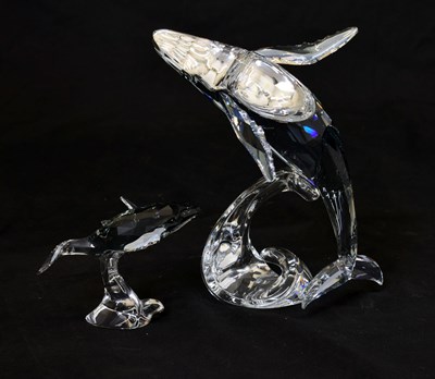 Lot 561 - Swarovski Crystal Collector's Society Paikea Whales 2011