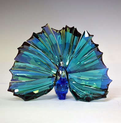 Lot 570 - Swarovski Crystal Collector's Society Peacock Arya 2015