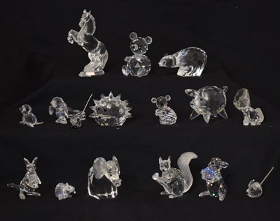 Lot 575 - Collection of Swarovski Crystal animal ornaments