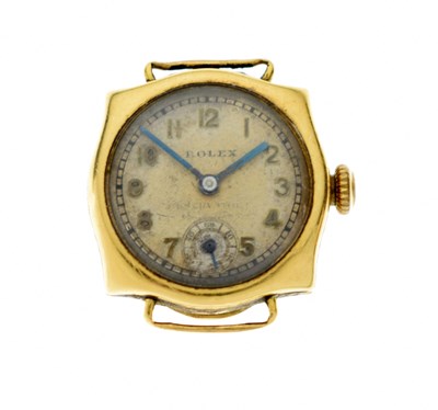 Lot 194 - Rolex - Early 20th century lady's 18k gold cased 'Observatory Quality' watch head