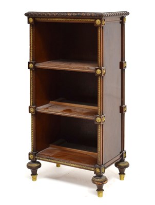 Lot 490 - Early 20th century diminutive bookcase