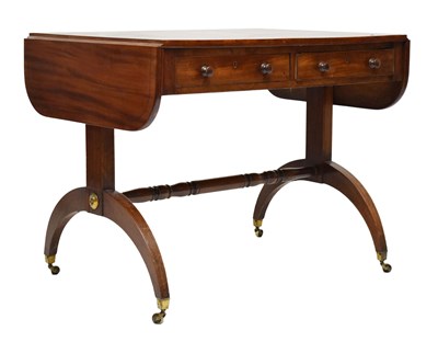 Lot 760 - Regency mahogany sofa table