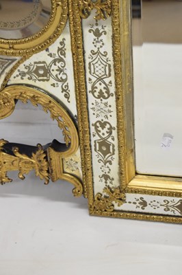 Lot 508 - 19th century Swedish wall mirror in the manner of Burchardt and Gustav Precht