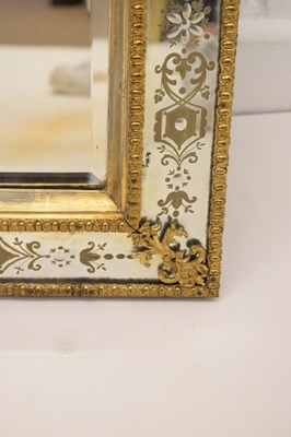 Lot 508 - 19th century Swedish wall mirror in the manner of Burchardt and Gustav Precht